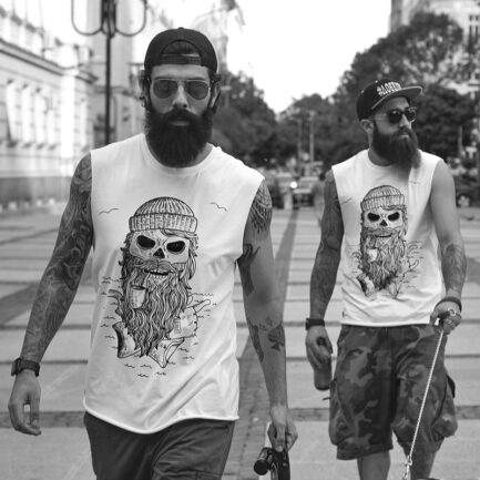 Потник "Jack Tar" | Бял | Long Fit - BRADABRAT